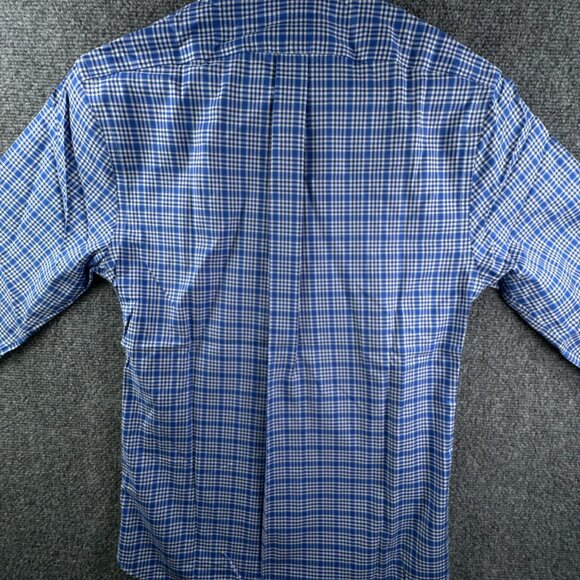 NWT Ralph Lauren Button Up Shirt Long Sleeve Slim Fit Blue Plaid Small Men - Picture 14 of 15